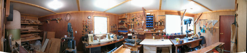 panorama photo of the workshop